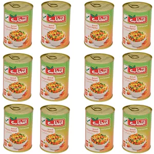 کنسرو مخلوط سبزیجات انتخاب - 380 گرم بسته 12 عددی