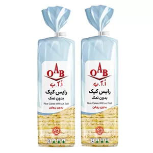 رایس کیک Witout Salt اُ آ ب - 100 گرم بسته 2 عددی
