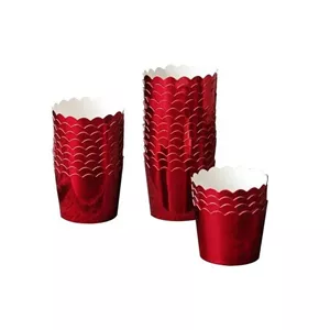 کپسول کاپ کیک مدل لیزری مجموعه 50 عددی