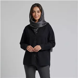شومیز آستین بلند یقه برگردان زنانه ایکس ساید مدل S6BL03Z8