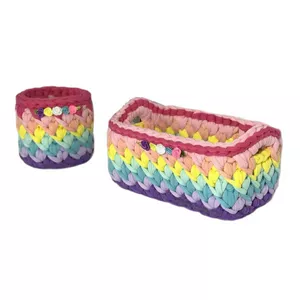 ست سبد وسایل کودک مدل سارینا کد 13 مجموعه 3 عددی