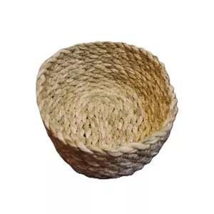 سبد بیضی حصیری کوچک کد 25