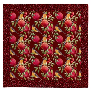 رومیزی طرح انار شب یلدا کد 956