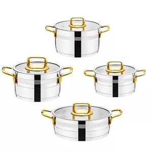 سرویس قابلمه 8 پارچه لینس مدل سیلور 