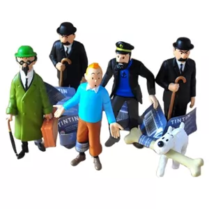 فیگور مدل تن تن مجموعه 6 عددی