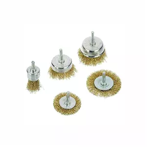 برس سیمی زیدار مدل MN-22 سایز 5 میلی‌متر مجموعه 5 عددی