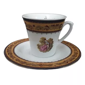 ست فنجان و نعلبکی 12 پارچه طرح پردیس