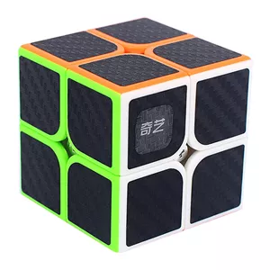 مکعب روبیک چی ای مدل کای وای کربن 2×2 QY Carbon Fiber QIDI S2