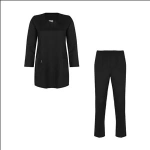 ست روپوش و شلوار اتاق عمل زنانه خضرا مدل اسکراب کد 38032