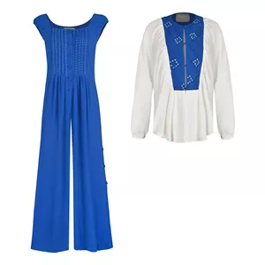 ست تونیک و سرهمی زنانه گره استایل مدل Y002