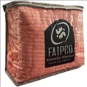 پتو مسافرتی 1 نفر مدل کاملیا سایز 220x160 سانتی‌متر