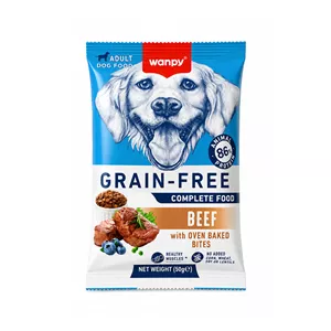 غذای خشک سگ ونپی مدل Wanpy Complete Dog Food با طعم گوشت گاو وزن 50 گرم