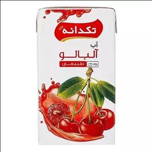 آب آلبالو تکدانه حجم 125 میلی لیتر 