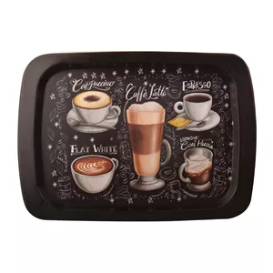 سینی بدون دسته مهروز مدل 2002 Coffee latte سایز 26×36 سانتی متر