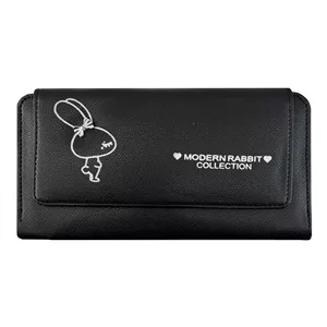 کیف پول زنانه مدل پشت زیپ دسته دار مدرن رابیت کد KZD-084