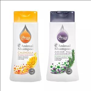 شامپو حیوانات پرسا مدل کالاندولا و ضدریزش مو 02 وزن 500 گرم مجموعه 2 عددی