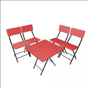 میز و صندلی ناهارخوری چهار نفره میزیمو کد 2447