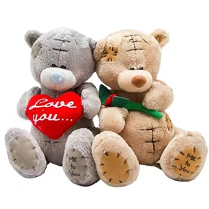 عروسک طرح خرس می تو یو مدل عاشق ارتفاع 23 سانتی‌متر مجموعه دو عددی