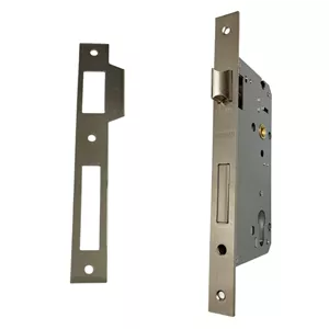 قفل در سوییچی آماتیس کد 9CM SS به همراه مقابل قفل