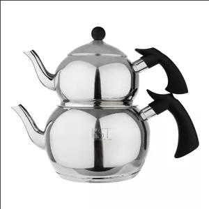 ست کتری و قوری کی اس تی مدل ویکتوریا شاین گنجایش کتری 2.5 لیتر گنجایش قوری 1.3 لیتر