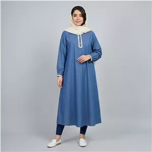 مانتو بلند زنانه مدل  لی کاغذی
