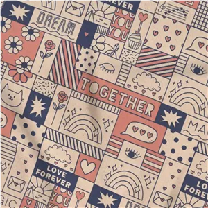 کاغذ کادو مریخ مدل Petal پارچه ای