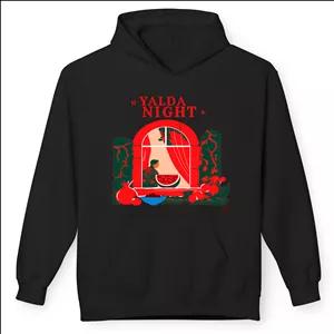 هودی زنانه پاد آفرین مدل شب یلدا کد 11