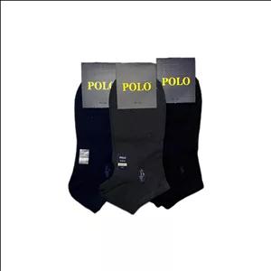 جوراب ساق کوتاه مردانه پولو مدل MOCHAL3 بسته 3 عددی