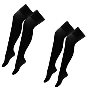 جوراب ساق بلند زنانه هانی مدل نیمه نازک 1.40 بسته 2 عددی