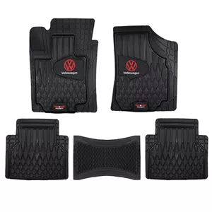 کفپوش خودرو معمولی 5 تکه ماهوت مدل Universal-Volkswagen