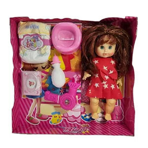 عروسک  بی بی مدل APT TOYS ارتفاع 38 سانتی متر 