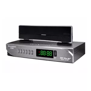 گیرنده دیجیتال پروویژن مدل 247-pro به همراه آنتن رومیزی سیما باخ