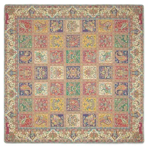 رومیزی ترمه رضایی طرح پارسیان مدل مربع