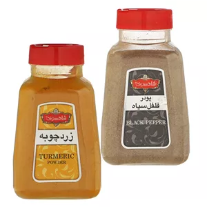 پودر زردچوبه و فلفل سیاه شاهسوند - 200 گرم 