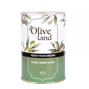 زیتون سبز اسلایس الیو لند - 4000 گرم
