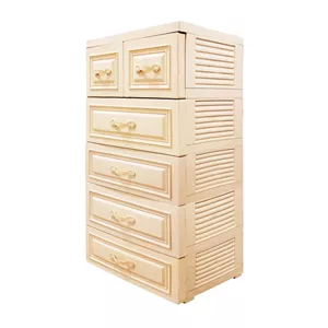 فایل کشویی الوند پلاستیک طرح چوب کلاسیک کد 725