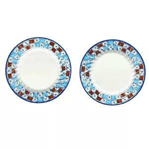  پیش دستی چینی میبد مروارید مدل شطرنجی بسته 2 عددی