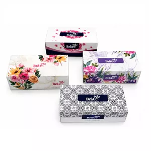 دستمال کاغذی 150 برگ دولایه براوو کد 003 بسته 4 عددی