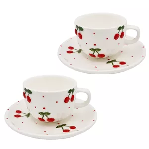 سرویس قهوه خوری 4 پارچه دو نفره مدل زرین کد 2435P4xalb