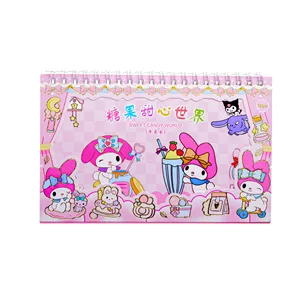 برچسب مدل دفترچه ای طرح کرومی و ملودی کد 002 مجموعه 16 عددی