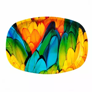 سینی بدون دسته مهروز مدل 6652 پر سایز 21×32 سانتی متر