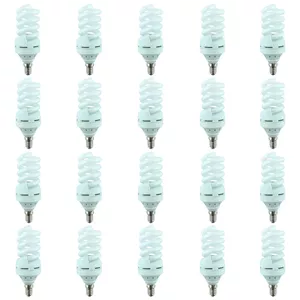 لامپ کم مصرف 13 وات فروزش مدل لوستری پایه E14 بسته 20 عددی