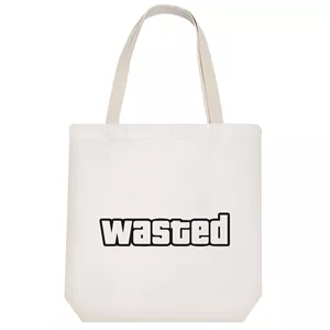 ساک خرید پارچه ای خندالو طرح Wasted مدل توت بگ کد 6751