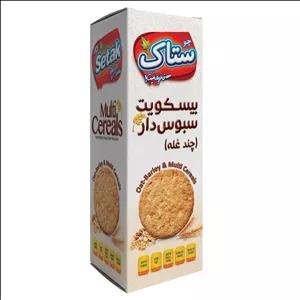 بیسکویت سبوس دار چند غله ستاک - 370 گرم