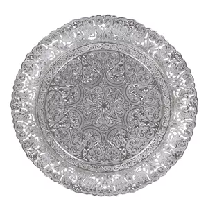 سینی بدونه دسته مدل زمزم مجلسی سایز 27*27 سانتی متر