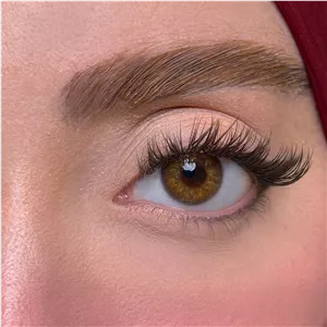 لنز چشم یونیک مدل ROSE رنگ عسلی قهوه ای دوردار 