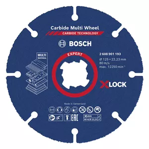 صفحه برش بوش مدل فوق حرفه ای کاربیدی Carbid Multi 125 mm