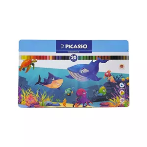 مداد رنگی 36 رنگ پیکاسو مدل GOL36-T طرح دلفین