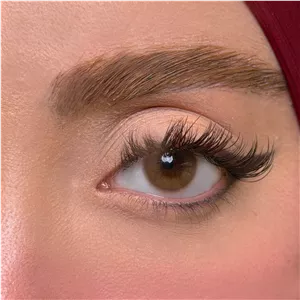 لنز چشم یونیک فصلی مدل PARODIA رنگ عسلی خاکی بدون دور 