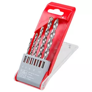 مته الماسه دیوار پلاتینیوم مدل -4-5-6-8-10MM مجموعه 5 عددی